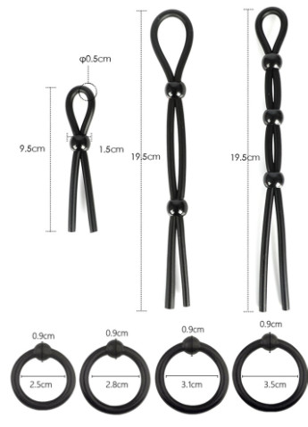 Набор эрекционных колец (7 шт.) Langsha (252027390)