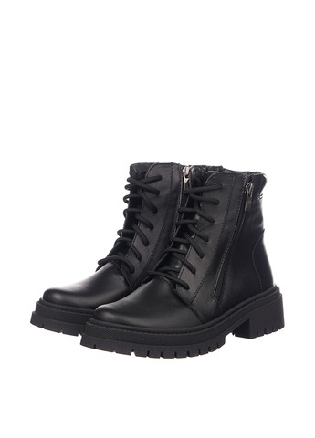 Осенние ботинки Kristi с молнией, на тракторной подошве, со шнуровкой