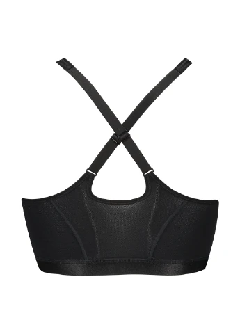 Чёрный топ бюстгальтер Hunkemoller без косточек полиамид