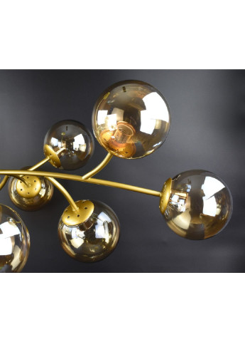 Люстра стельова на 12 лампочок K21/12-gd Золото 45х110х110 см. Sunnysky (253627207)