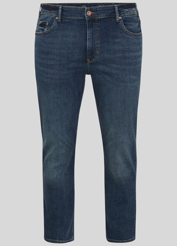 Темно-синие демисезонные прямые, укороченные джинсы C&A