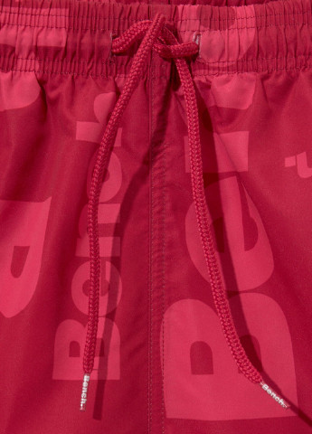 Шорты Bench на подкладе логотипы красные пляжные полиэстер