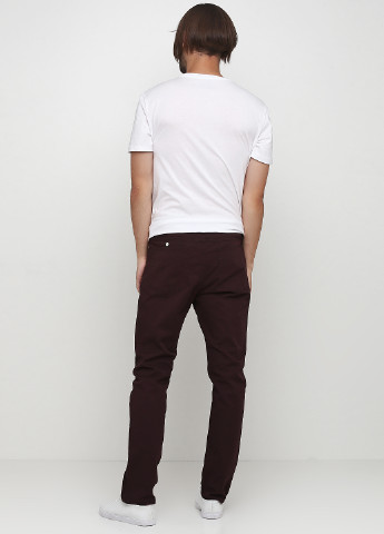 Темно-бордовые демисезонные джинсы H&M