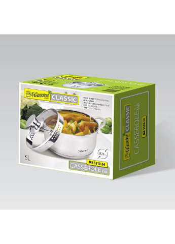 Каструля з кришкою MR-3510-18 2 л 18 см Maestro (253542913)