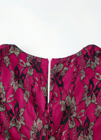 Рожева вечірня сукня кльош SHEIN однотонна