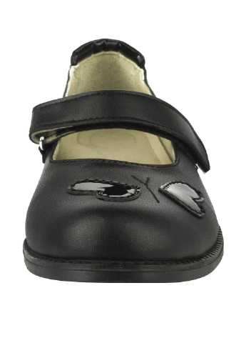 Черные туфли на низком каблуке Eleven Shoes