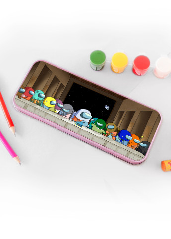 Пенал шкільний Амонг Ас Зеленый (Among Us Green) (34408-2592) MobiPrint (235039016)