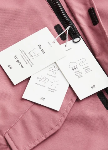 Рожева демісезонна куртка H&M