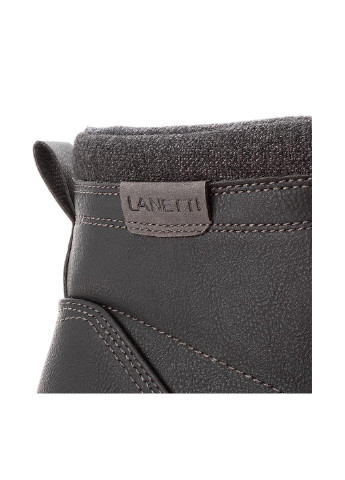 Черные зимние черевики тимберленды Lanetti