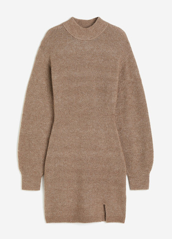 Бежевое платье зимнее H&M