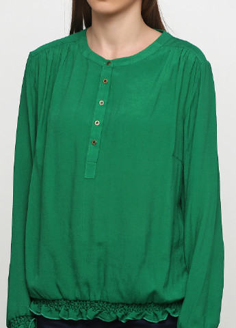 Зеленая демисезонная блуза BRANDTEX COPENHAGEN