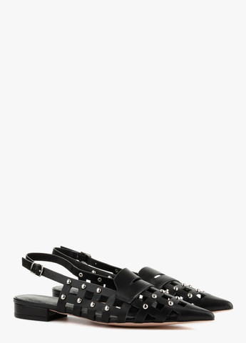 Le'BERDES Туфлі слінгбекі чорний з натуральна шкіра, україна — літо (370483470)