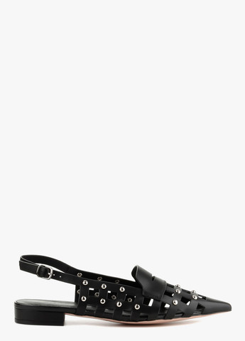 Le'BERDES Туфлі слінгбекі чорний з натуральна шкіра, україна — літо (370483470)