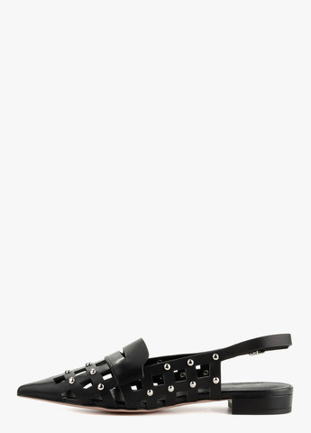 Le'BERDES Туфлі слінгбекі чорний з натуральна шкіра, україна — літо (370483470)