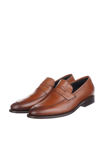 Кэжуал, Классические коричневые мужские американские туфли Thursday без шнурков