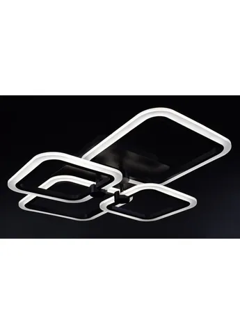 Люстра стельова LED з пультом A2503/2+2-bk Чорний 10х50х60 см. Sunnysky (253629790)