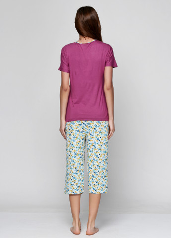 Сиреневый демисезонный комплект (футболка, капри) SNC Pijama