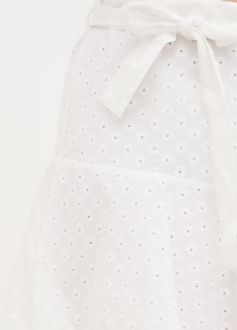 Белая кэжуал однотонная юбка We а-силуэта (трапеция)