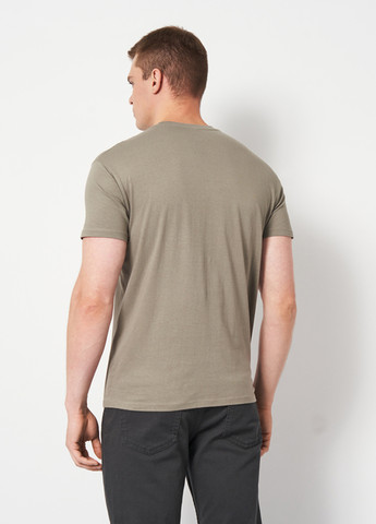 Серо-бежевая футболка Sol's Regent