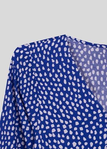Комбінезон Monki комбінезон-брюки абстрактний синій кежуал віскоза