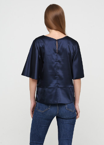 Темно-синяя летняя блуза Heine