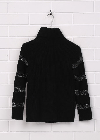 Черный демисезонный свитер хомут Ccomajo
