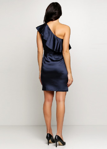 Темно-синя вечірня платье H&M однотонна