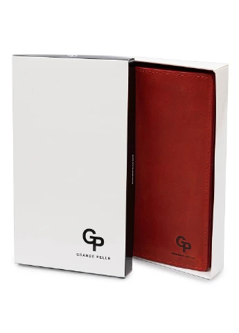 Женское кожаное портмоне 10х19,5х1,5 см Grande Pelle (252132496)