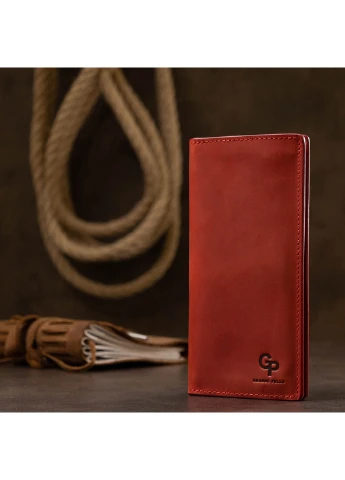 Женское кожаное портмоне 10х19,5х1,5 см Grande Pelle (252132496)