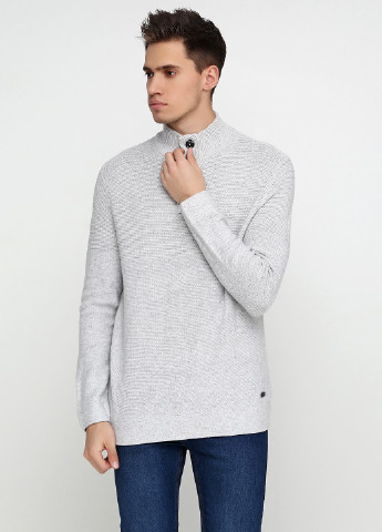 Светло-серый демисезонный свитер S.Oliver