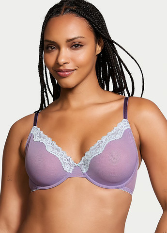 Сиреневый демисезонный комплект (бюстгальтер, трусики) Victoria's Secret
