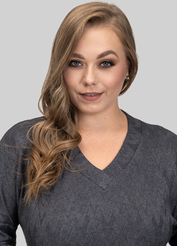 Графитовый демисезонный пуловер пуловер A'll Posa