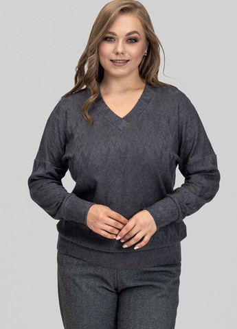 Графитовый демисезонный пуловер пуловер A'll Posa