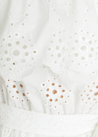 Білий кежуал сукня з відкритими плечима KOTON однотонна