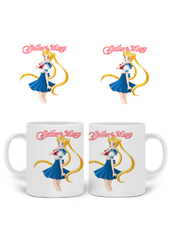 Кружка Сейлор Мун (Sailor Moon) 330 мл горнятко керамічне (20259-2928) MobiPrint (224806183)