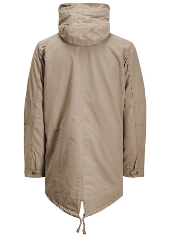 Темно-бежева демісезонна куртка JACK&JONES