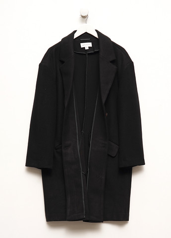Чорне демісезонне Пальто однобортне Warehouse