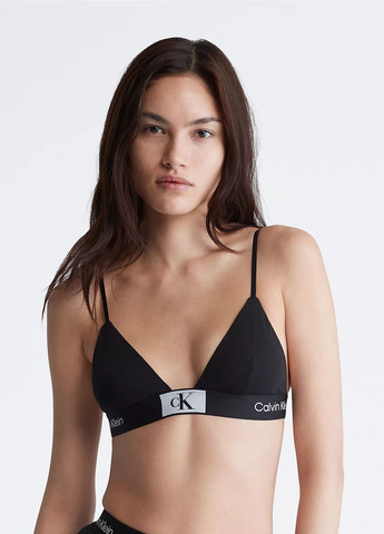 Чорний демісезонний комплект (бюстгальтер, трусики) Calvin Klein