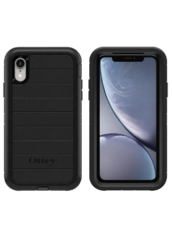 Чехол противоударный Defender Pro Refurbished для iPhone XR Black OtterBox (214659404)