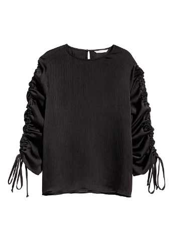 Чёрная блуза H&M
