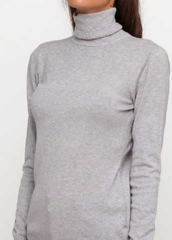 Сірий демісезонний светр Bluoltre