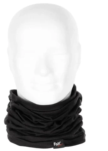 Fox Outdoor бафф-балаклава mfh германия из шерсти "merino lite" черный (10179a) черный спортивный производство - Германия