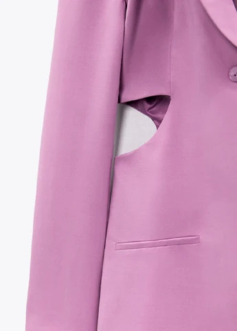 Бузкова коктейльна сукня Zara однотонна