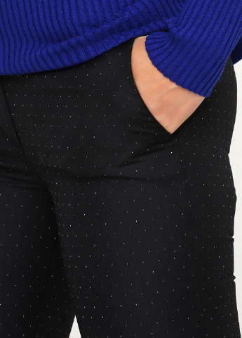 Черные кэжуал демисезонные прямые брюки Paul & Joe