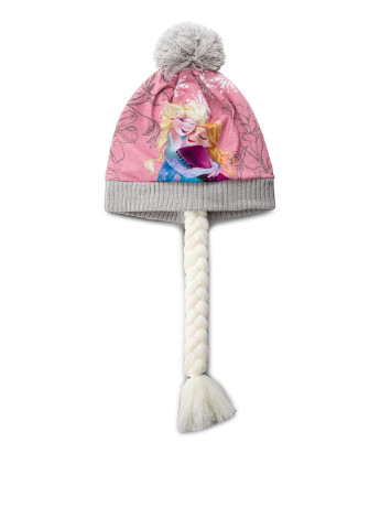 Розовый демисезонный комплект (шапка, баф, перчатки) Frozen ACCCS-AW18-14DFR