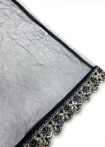 Комбінована вечірня сукня зі шлейфом, а-силует SHEIN однотонна