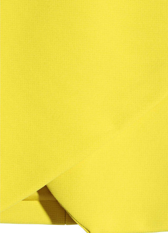 Желтая кэжуал однотонная юбка H&M мини
