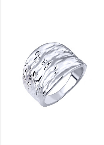 Серебристое кольцо Волны Sincera (241217143)