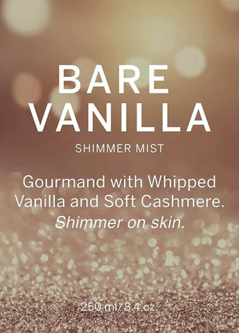Набір для тіла Bare Vanilla Shimmer (лосьйон, міст), 236 мл/250 мл Victoria's Secret (325534390)