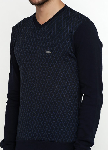 Темно-синій демісезонний пуловер пуловер MSY